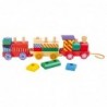 Дървено влакче Small Foot, 16 части, 32 х 6 х 8 cm