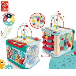 Интерактивна играчка Hape - Магически музикален куб 4в1 - H1073 - изглед 4
                  