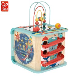 Интерактивна играчка Hape - Магически музикален куб 4в1 - H1073 - изглед 3
                  