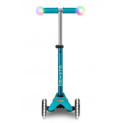 Тротинетка Micro Mini Deluxe Magic Aqua LED - MMD131 - изглед 3
                  