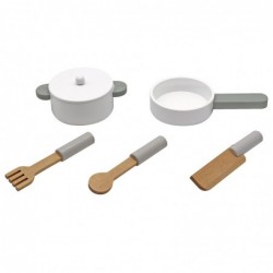 Детска Дървена Кухня Ginger Home за Игра с Аксесоари - Розова - W10C404I - изглед 3
                  
