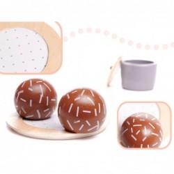 Детски Дървен Комплект Ginger Home за Чай и Кафе с Аксесоари - бяло/сиво - W10B318B - изглед 5
                  