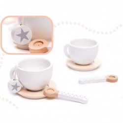 Детски Дървен Комплект Ginger Home за Чай и Кафе с Аксесоари - бяло/сиво - W10B318B - изглед 13
                  