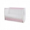 Легло Lorelli DREAM NEW 60х120 см бяло+orchid pink