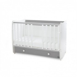 Легло Lorelli DREAM NEW 70x140 бяло+stone grey - 10150440041A - изглед 4
                  