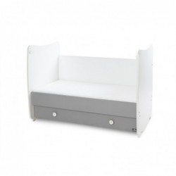 Легло Lorelli DREAM NEW 70x140 бяло+stone grey - 10150440041A - изглед 5
                  