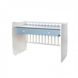 Легло Lorelli DREAM NEW 70x140 бяло+baby blue - 10150440039A - изглед 6
                  