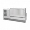 Легло MiniMAX NEW 190/72 бяло+stone grey