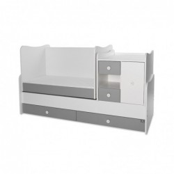 Легло MiniMAX NEW 190/72 бяло+stone grey - 10150500041A - изглед 5
                  