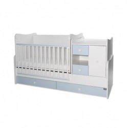 Легло MiniMAX NEW 190/72 бяло+baby blue - 10150500039A - изглед 3
                  