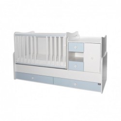 Легло MiniMAX NEW 190/72 бяло+baby blue - 10150500039A - изглед 4
                  