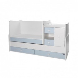 Легло MiniMAX NEW 190/72 бяло+baby blue - 10150500039A - изглед 5
                  