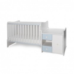 Легло MiniMAX NEW 190/72 бяло+baby blue - 10150500039A - изглед 8
                  