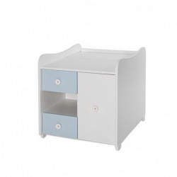 Легло MiniMAX NEW 190/72 бяло+baby blue - 10150500039A - изглед 10
                  