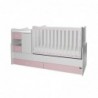 Легло Lorelli MiniMAX NEW 190/72 бяло+orchid pink