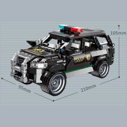 Конструктор Qman Mine City - Полицейски автомобил, 686 части - Q11017 - изглед 3
                  