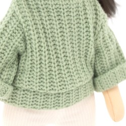 Детска плюшена играчка Orange Toys Sweet Sisters - Лилу в зелен пуловер 32см - SS04-16 - изглед 7
                  
