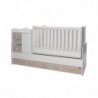 Детско легло Lorelli MiniMAX NEW бяло+светъл дъб