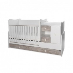Детско легло Lorelli MiniMAX NEW бяло+арт - 10150500043A - изглед 3
                  