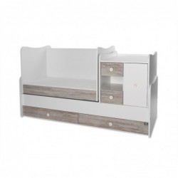 Детско легло Lorelli MiniMAX NEW бяло+арт - 10150500043A - изглед 5
                  