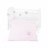Бебешки спален комплект с бродерия 2 части EU style 70/140 Kikka Boo Dream Big Pink