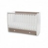 Детско легло Lorelli SWEET DREAM 60/120 бяло+кафе