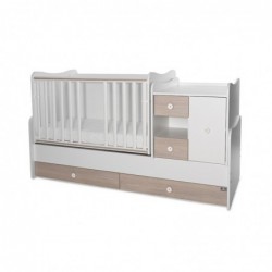 Детско легло Lorelli MiniMAX NEW бяло+кехлибар - 10150500044A - изглед 4
                  