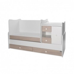 Детско легло Lorelli MiniMAX NEW бяло+кехлибар - 10150500044A - изглед 5
                  