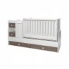 Детско легло Lorelli MiniMAX NEW бяло+кафе