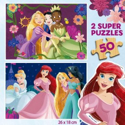 Дървен пъзел Educa Disney Princess, 2х25 части - EDU19672 - изглед 3
                  
