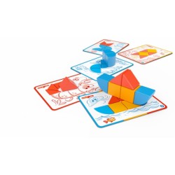 Магнитен конструктор Geomag Magicube Форми и карти, 16 части - G302 - изглед 3
                  