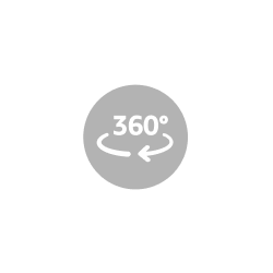 Въртяща се на 360 Градуса Секция Ginger Home ROCKET с Рафтове на 4 нива, Дървена - за Съхранение на Книги и Играчки WHITE/GRAY - TF6914 - изглед 12
                  