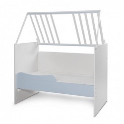 Детско легло LORELLI MULTI с шкаф и чекмедже 190/82 Бяло+Baby Blue - 10150570039A - изглед 9
                  