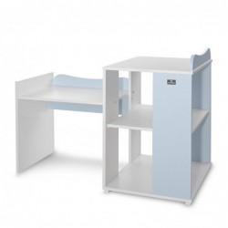 Детско легло LORELLI MULTI с шкаф и чекмедже 190/82 Бяло+Baby Blue - 10150570039A - изглед 10
                  