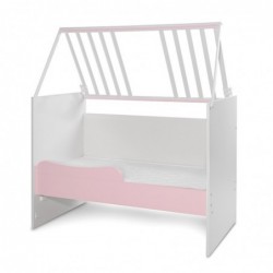 Детско легло LORELLI MULTI с шкаф и чекмедже 190/82 Бяло+Orchid Pink - 10150570038A - изглед 9
                  