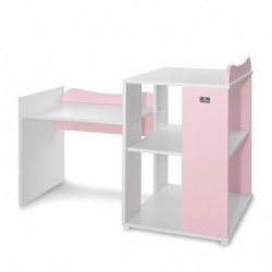 Детско легло LORELLI MULTI с шкаф и чекмедже 190/82 Бяло+Orchid Pink - 10150570038A - изглед 10
                  