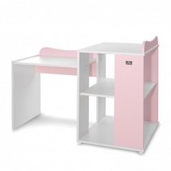 Детско легло LORELLI MULTI с шкаф и чекмедже 190/82 Бяло+Orchid Pink - 10150570038A - изглед 11
                  
