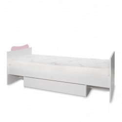 Детско легло LORELLI MULTI с шкаф и чекмедже 190/82 Бяло+Orchid Pink - 10150570038A - изглед 15
                  