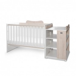 Детско легло LORELLI MULTI с шкаф и чекмедже 190/82 Бяло+Светъл Дъб - 10150570036A - изглед 4
                  