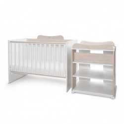 Детско легло LORELLI MULTI с шкаф и чекмедже 190/82 Бяло+Светъл Дъб - 10150570036A - изглед 5
                  