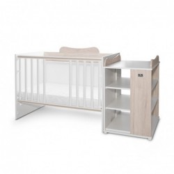 Детско легло LORELLI MULTI с шкаф и чекмедже 190/82 Бяло+Светъл Дъб - 10150570036A - изглед 6
                  
