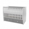 Легло Lorelli MATRIX NEW 60/120 бяло/stone grey