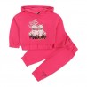 Комплект Pinko Up със суичър и спортни панталони fuxia