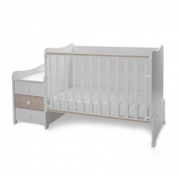 Детско трансформиращо легло LORELLI MAXI PLUS 70/160 бяло+светъл дъб - 10150580045P - изглед 5
                  