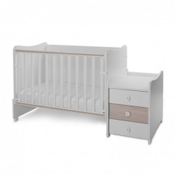 Детско трансформиращо легло LORELLI MAXI PLUS 70/160 бяло+светъл дъб - 10150580045P - изглед 6
                  
