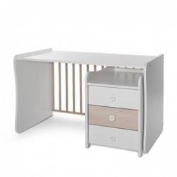 Детско трансформиращо легло LORELLI MAXI PLUS 70/160 бяло+светъл дъб - 10150580045P - изглед 7
                  