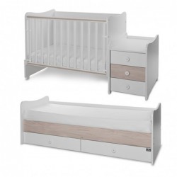 Детско трансформиращо легло LORELLI MAXI PLUS 70/160 бяло+светъл дъб - 10150580045P - изглед 13
                  