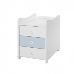 Детско трансформиращо легло LORELLI MAXI PLUS 70/160 бяло+baby blue - 10150580039P - изглед 11
                  