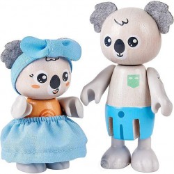 Комплект дървени фигури Hape - Семейство коали, 10 части - H3528 - изглед 3
                  