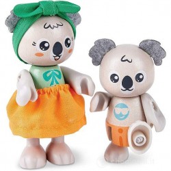 Комплект дървени фигури Hape - Семейство коали, 10 части - H3528 - изглед 4
                  
